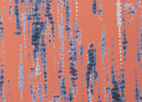 Imprimé orange aquarelle