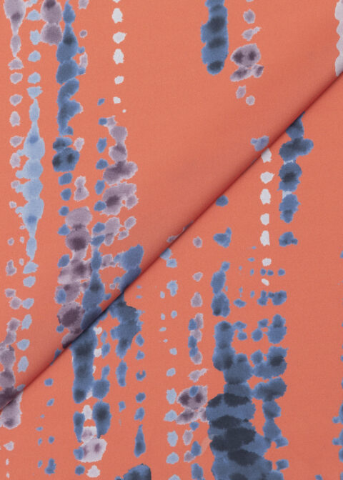 Imprimé orange aquarelle