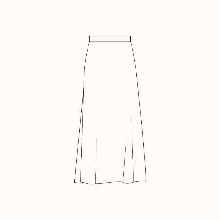 Icône jupe longue cintrée